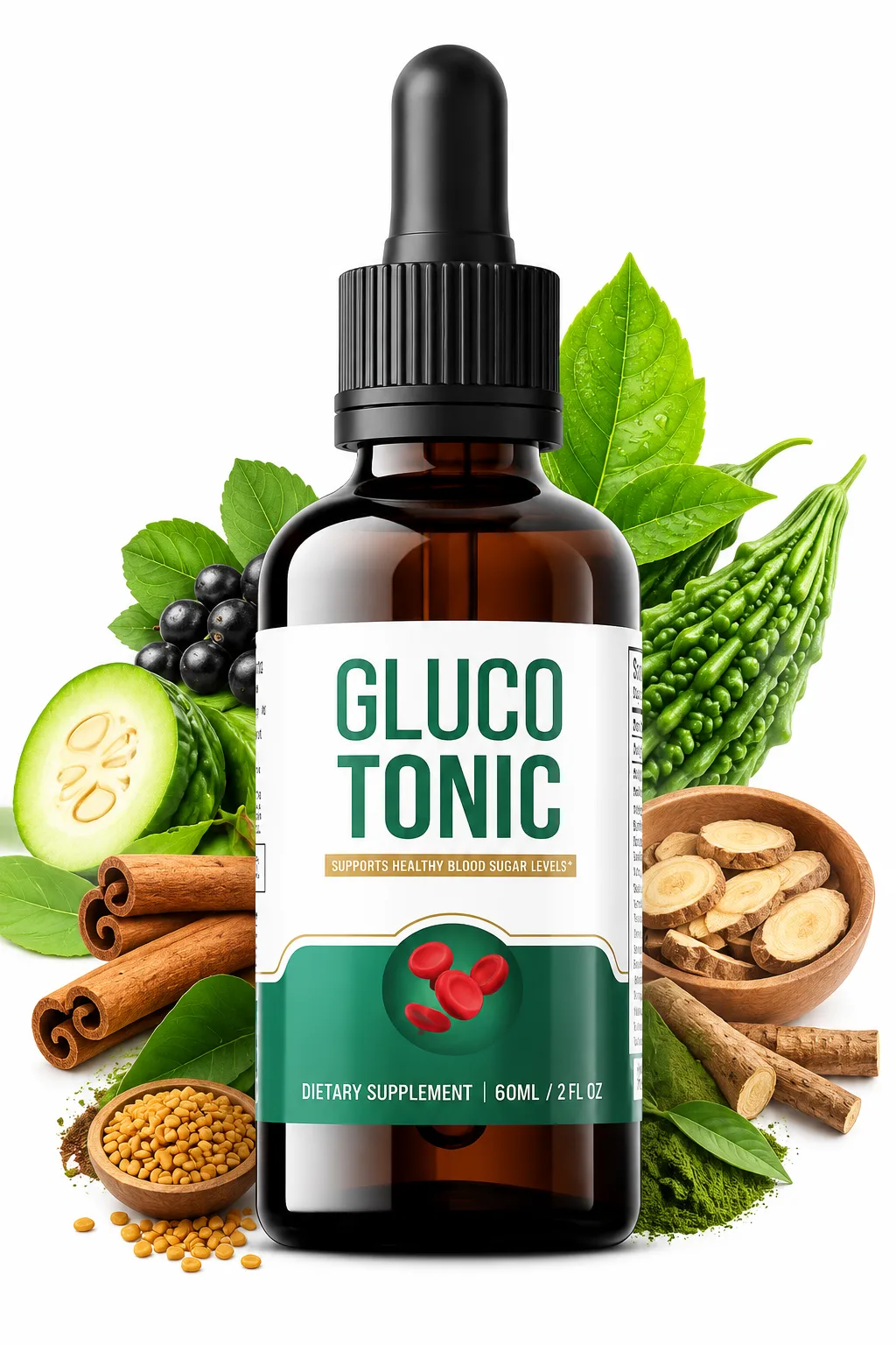 GlucoTonic Blood Sugar Support Supplement